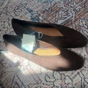 A New Day Women's Brown Ballet Flats